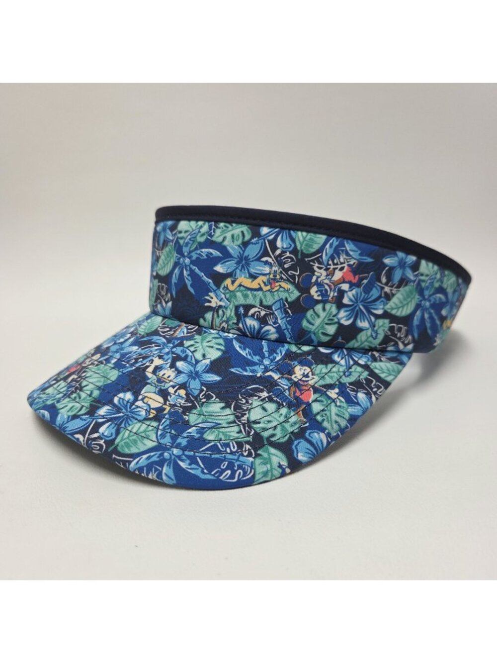 Disney Parks 2025 Fun in the Sun Mickey Visor Hat Cap Tropical Adult Adjustable